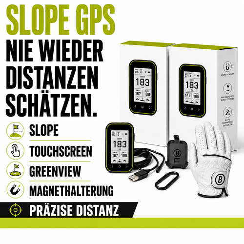 GPS Golf-Entfernungsmesser mit Slope und Clip-Halterung